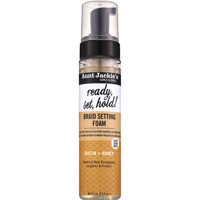 slide 1 of 1, AUNT JACKIE'S Aj Biotin Hny Braid Foam, 1 ct