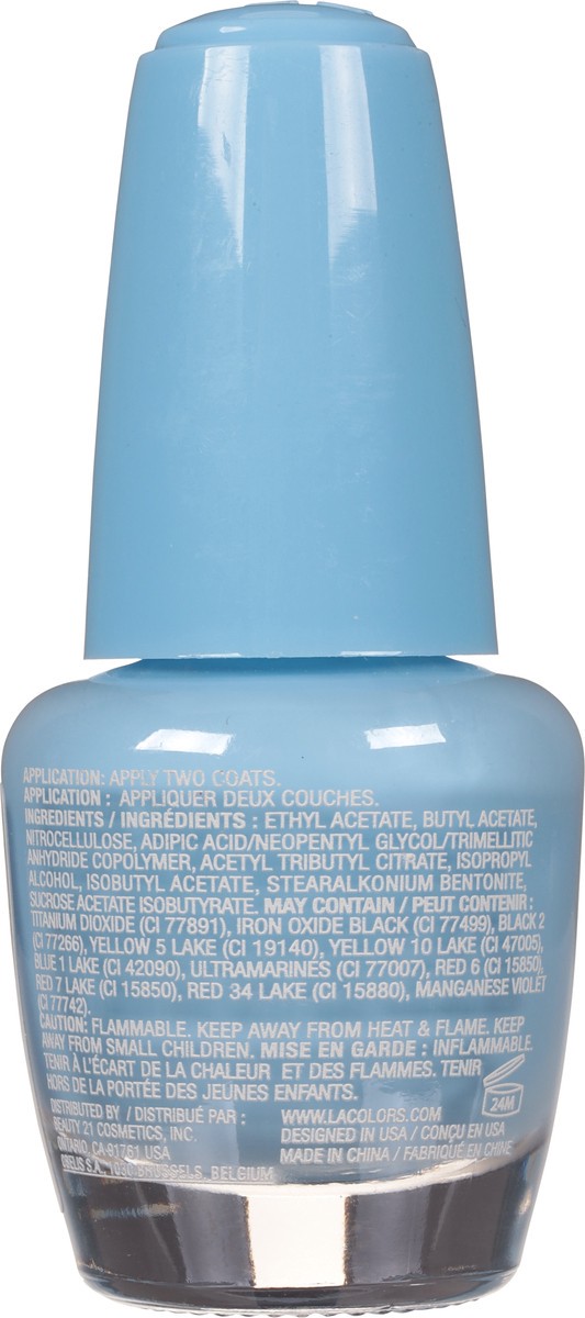 slide 3 of 10, L.A. Colors Color Craze CNL226 Splashy Gel Extreme Shine Nail Polish 0.44 fl oz, 0.44 fl oz