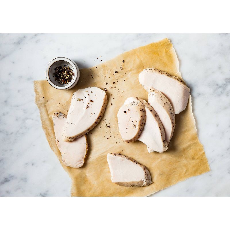 slide 4 of 5, True Story Organic Thick Cut Oven Roasted Chicken Breast - 6oz, 6 oz
