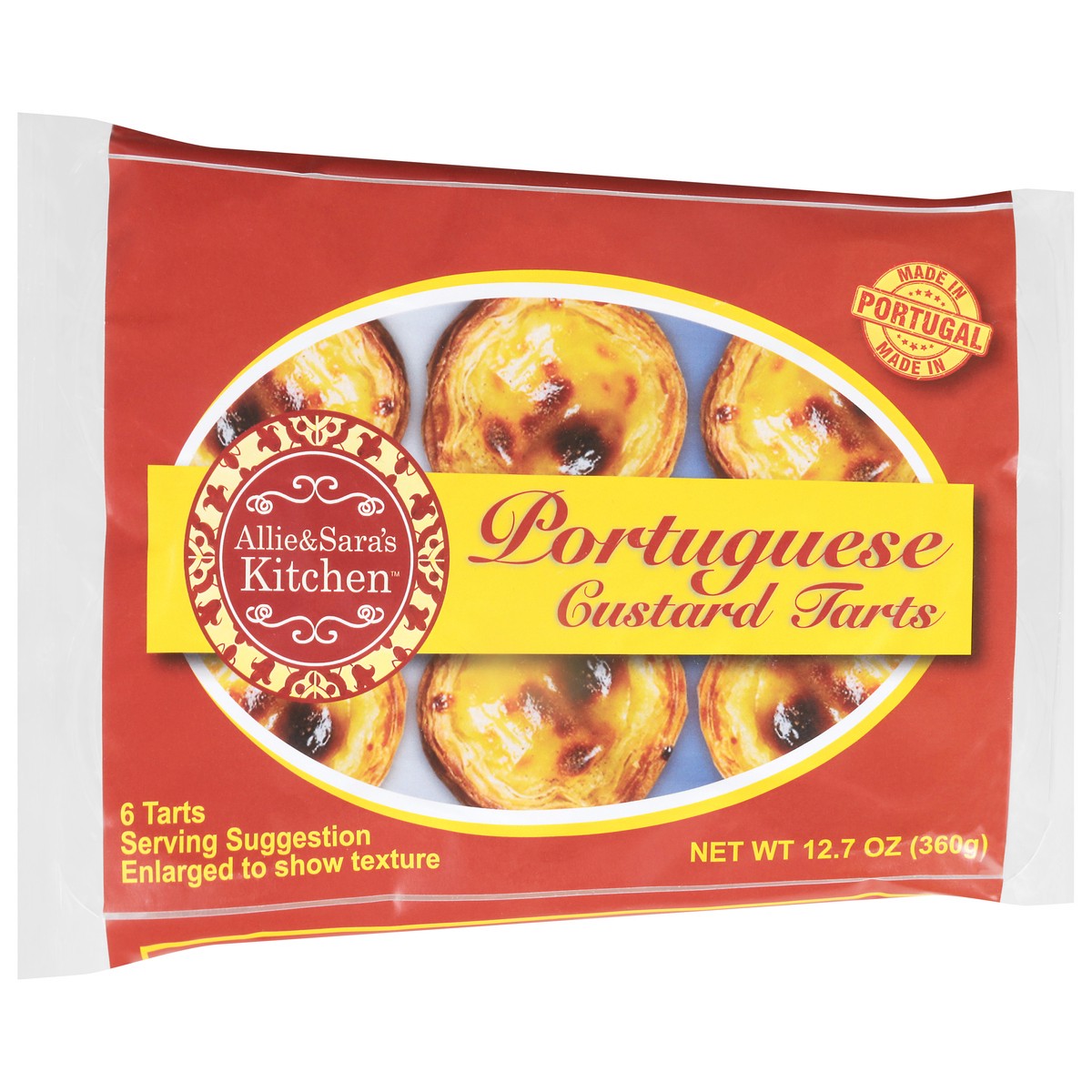 slide 3 of 4, Allie N Saras Kitchen Tarts Portugese Custard - 12.7 OZ, 12.7 oz