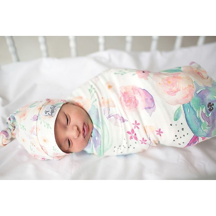 slide 7 of 8, Copper Pearl Bloom Multicolor Swaddle Blanket, 1 ct