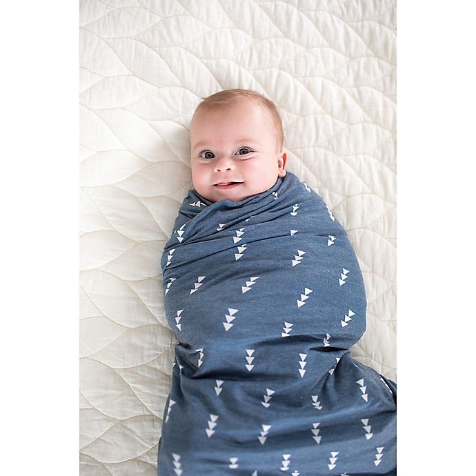 slide 5 of 8, Copper Pearl North Arrows Swaddle Blanket - Blue, 1 ct