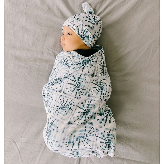 slide 6 of 8, Copper Pearl Indigo Knit Swaddle, 1 ct