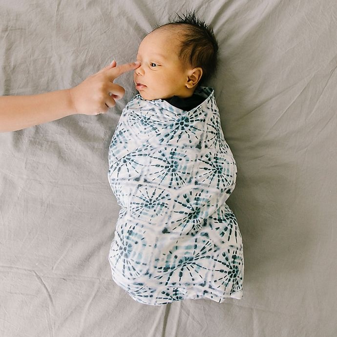 slide 8 of 8, Copper Pearl Indigo Knit Swaddle, 1 ct