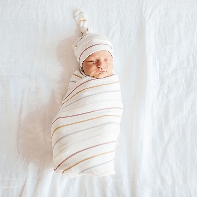 slide 3 of 7, Copper Pearl Piper Knit Swaddle Blanket - White, 1 ct