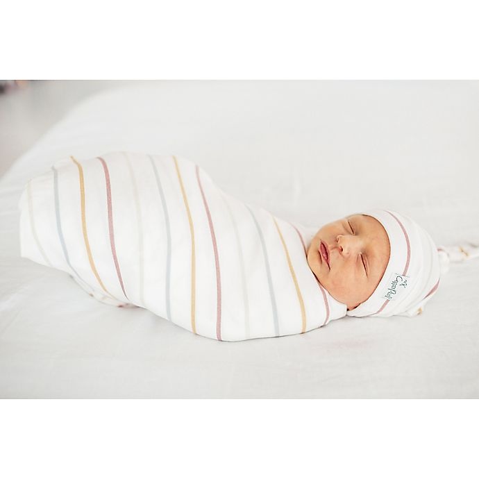 slide 5 of 7, Copper Pearl Piper Knit Swaddle Blanket - White, 1 ct