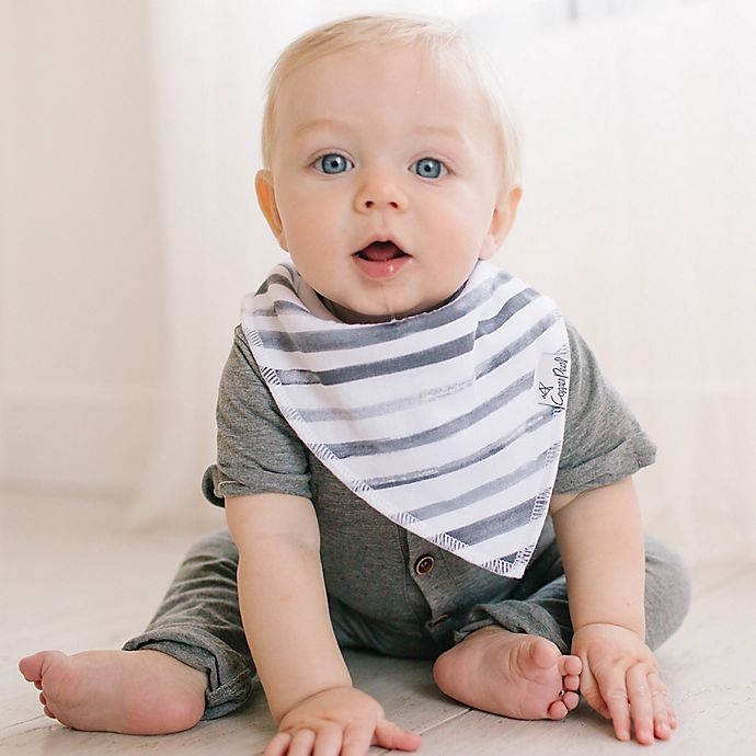 slide 5 of 8, Copper Pearl Noah Bandana Bibs, 4 ct