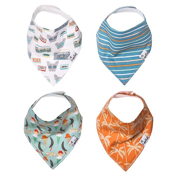 slide 1 of 6, Copper Pearl Bruno Bandana Bibs, 4 ct