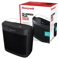 Honeywell Insight HEPA Air Purifier HPA5100B Black: Quiet Operation, 4 Settings, 800-1000 sq. ft. Coverage, 12-Month Filter Life