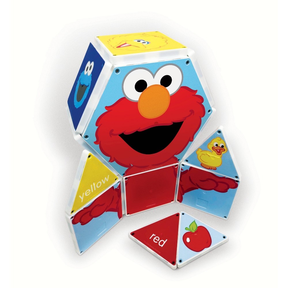 slide 2 of 7, Magna-Tiles Sesame Street - Colors with Elmo, 1 ct