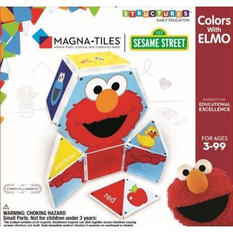 slide 1 of 7, Magna-Tiles Sesame Street - Colors with Elmo, 1 ct