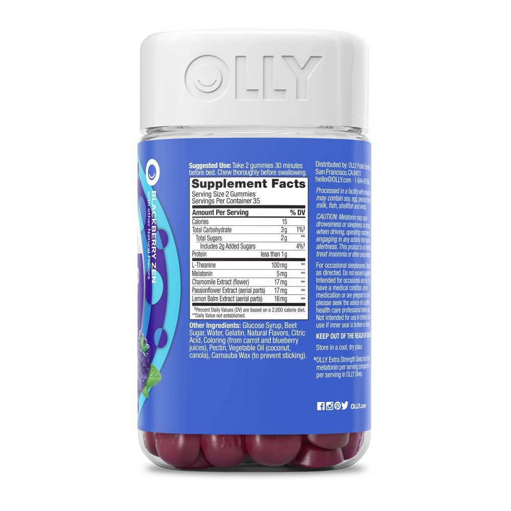 Olly Extra Strength Sleep Gummy Supplements 70ct 70 ct Shipt