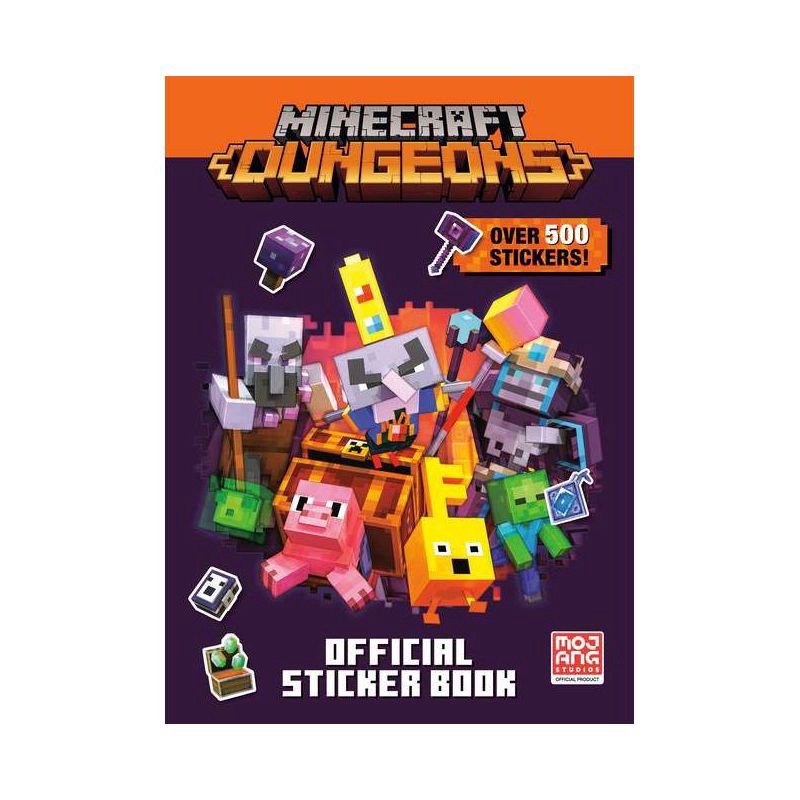 slide 1 of 1, Minecraft Official Dungeons Sticker Book (Minecraft) - (Paperback), 1 ct