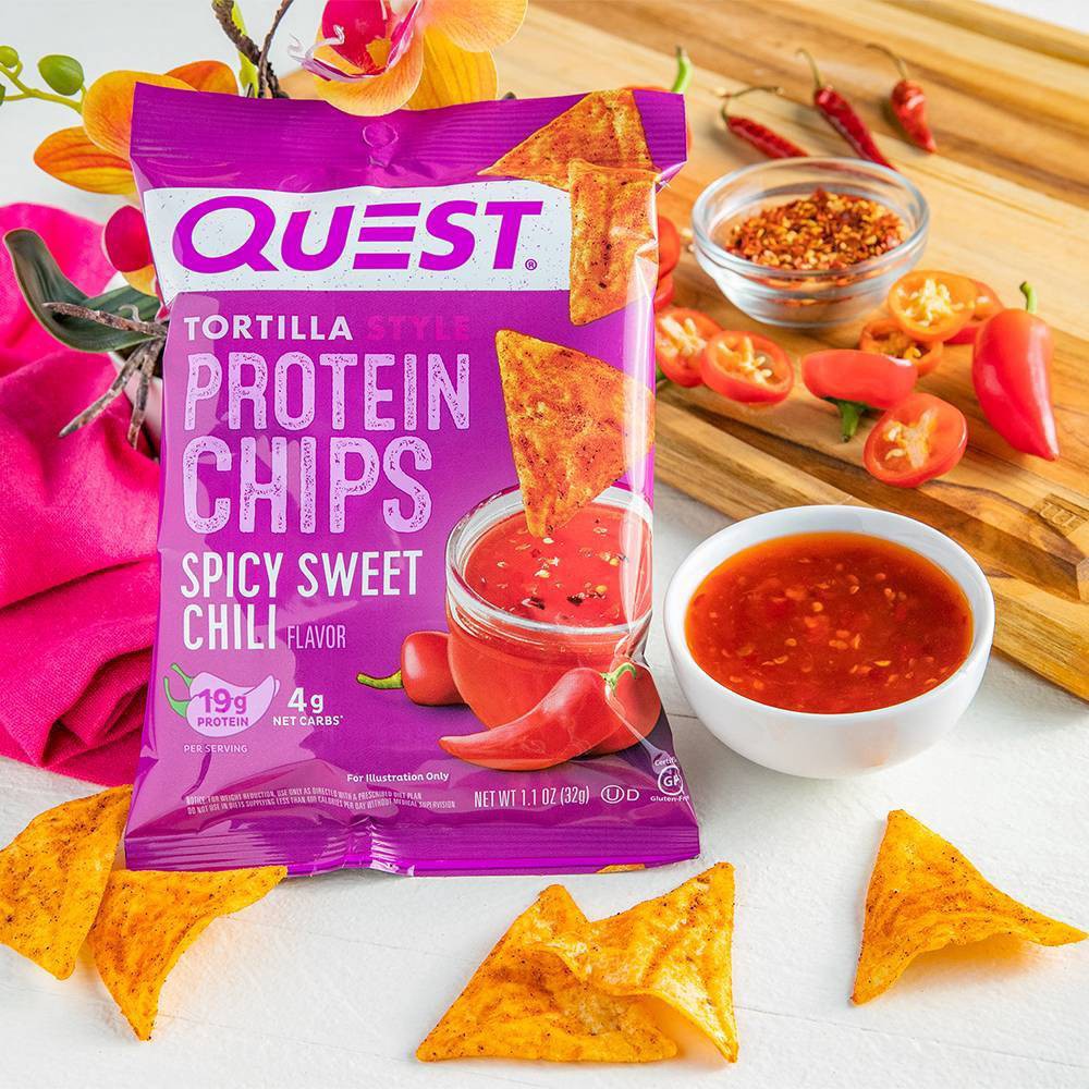 Quest Nutrition Tortilla Spicy Sweet Chili Chips 4ct/1.1oz 4 ct, 1.1