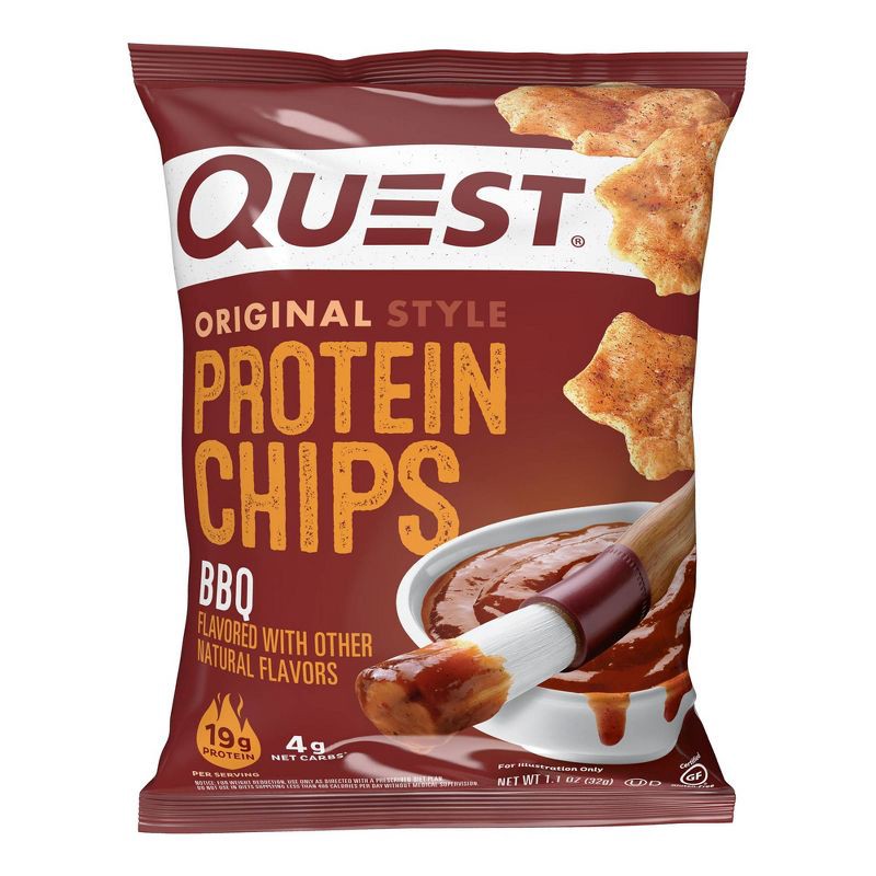 slide 3 of 6, Quest Nutrition Protein Chips - BBQ - 1.1oz/4ct, 1.1 oz, 4 ct