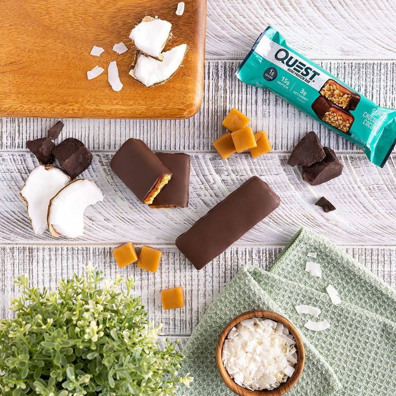 slide 5 of 7, Quest Nutrition 18g Crispy Protein Bar - Chocolate Coconut - 4ct, 18 gram, 4 ct
