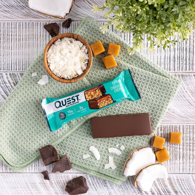slide 6 of 7, Quest Nutrition 18g Crispy Protein Bar - Chocolate Coconut - 4ct, 18 gram, 4 ct