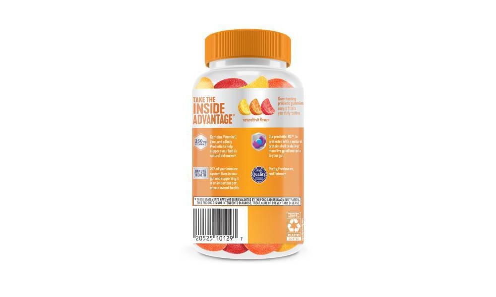 slide 4 of 4, Digestive Advantage Probiotic + Immunity Gummies, 64 ct