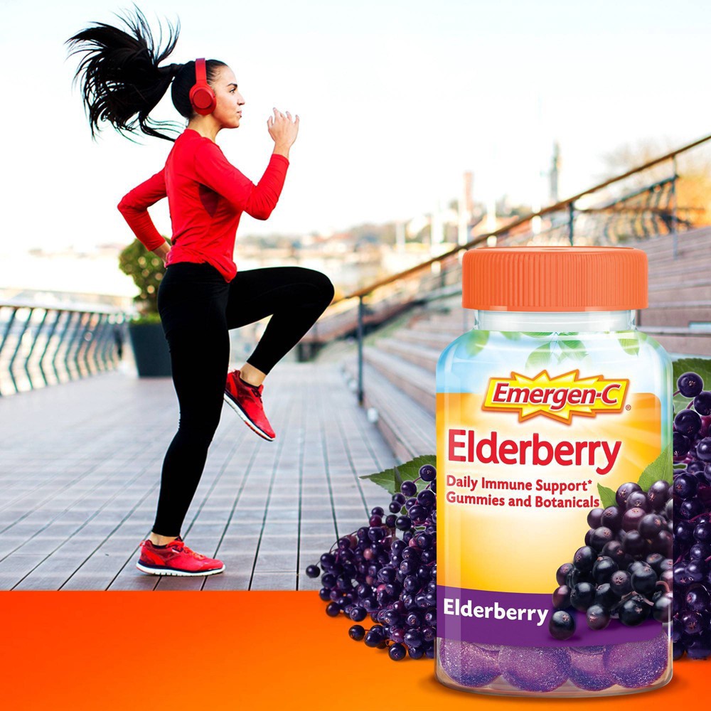 EmergenC Elderberry Gummies 36ct 36 ct Shipt