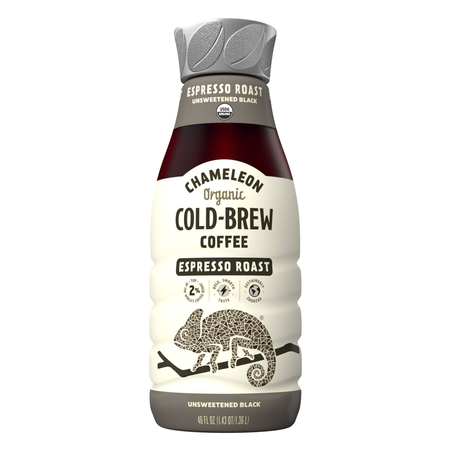 slide 1 of 6, Chameleon Cold-Brew Espresso Roasted Range Coffee, 46 fl oz