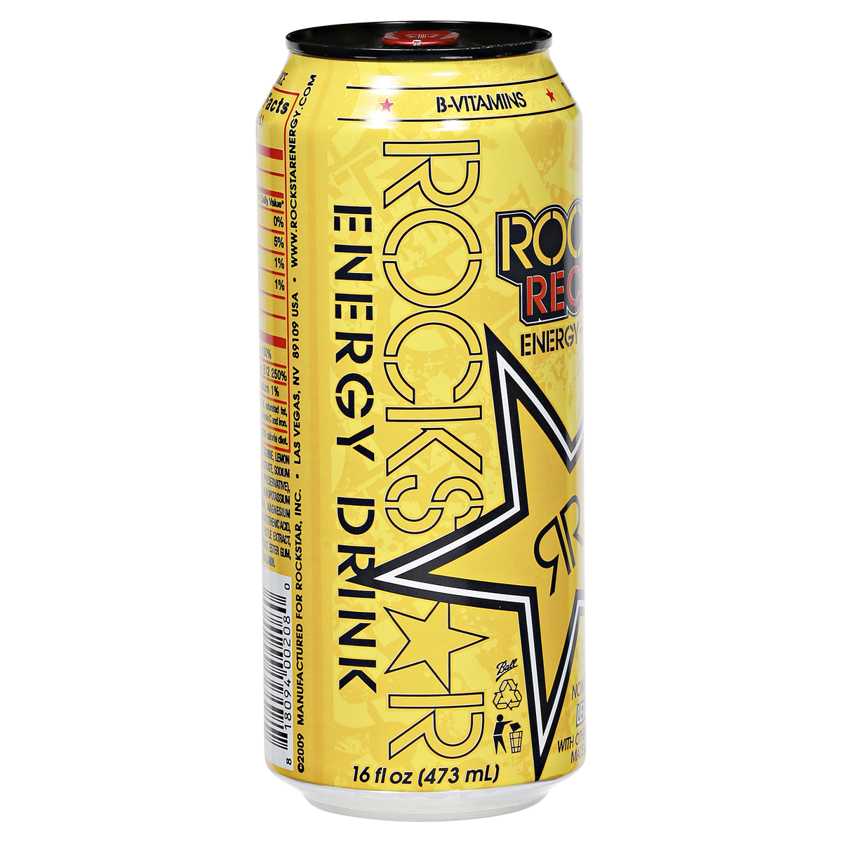 slide 4 of 4, Rockstar Recovery Lemonade Energy Drink- 16 fl oz, 16 fl oz