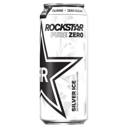 Rockstar Energy Drink, Sugar Free, Silver Ice