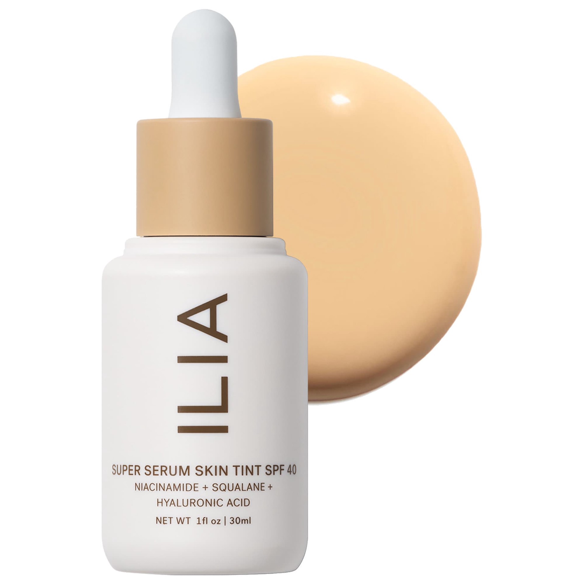 slide 1 of 19, ILIA Super Serum Skin Tint SPF 40 Foundation Formosa ST4, 1 fl oz/ 30 ml