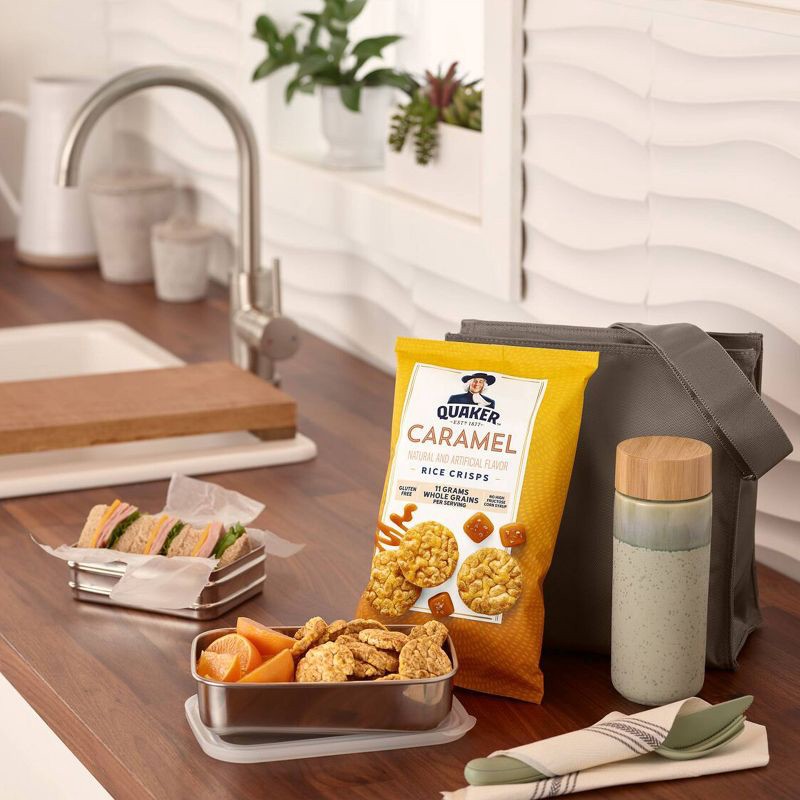 slide 3 of 6, Quaker Caramel Gluten Free Popped Rice Crisps - 7.04oz, 7.04 oz