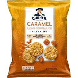 Quaker Caramel Gluten Free Popped Rice Crisps - 7.04oz