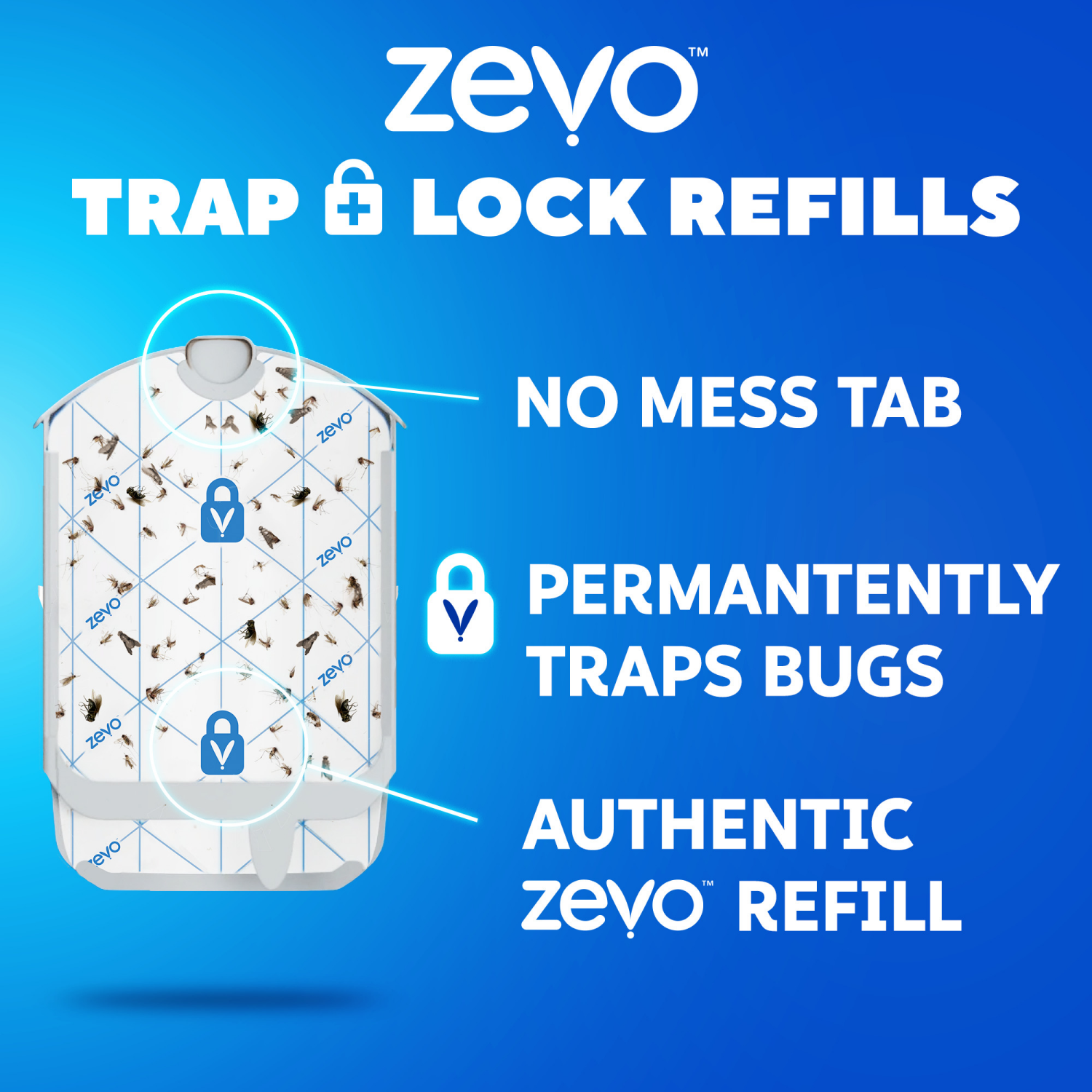 slide 8 of 8, Zevo Refills Flying Insect Trap 2 ea, 2 ct