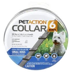 PetAction 6 Month Flea and Tick Collar, Small Dog