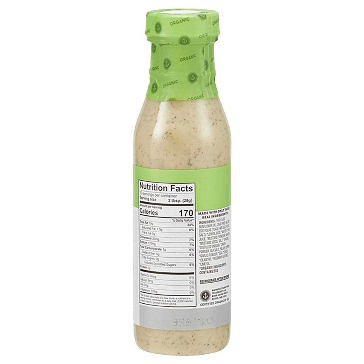 slide 2 of 2, Tessemae's Cilantro Lime Ranch Dressing, 10 fl oz