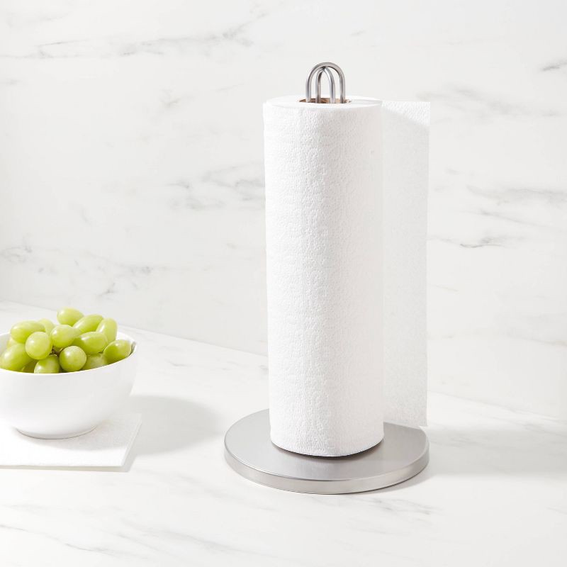 slide 2 of 3, Nickel Paper Towel Holder - Threshold™, 1 ct