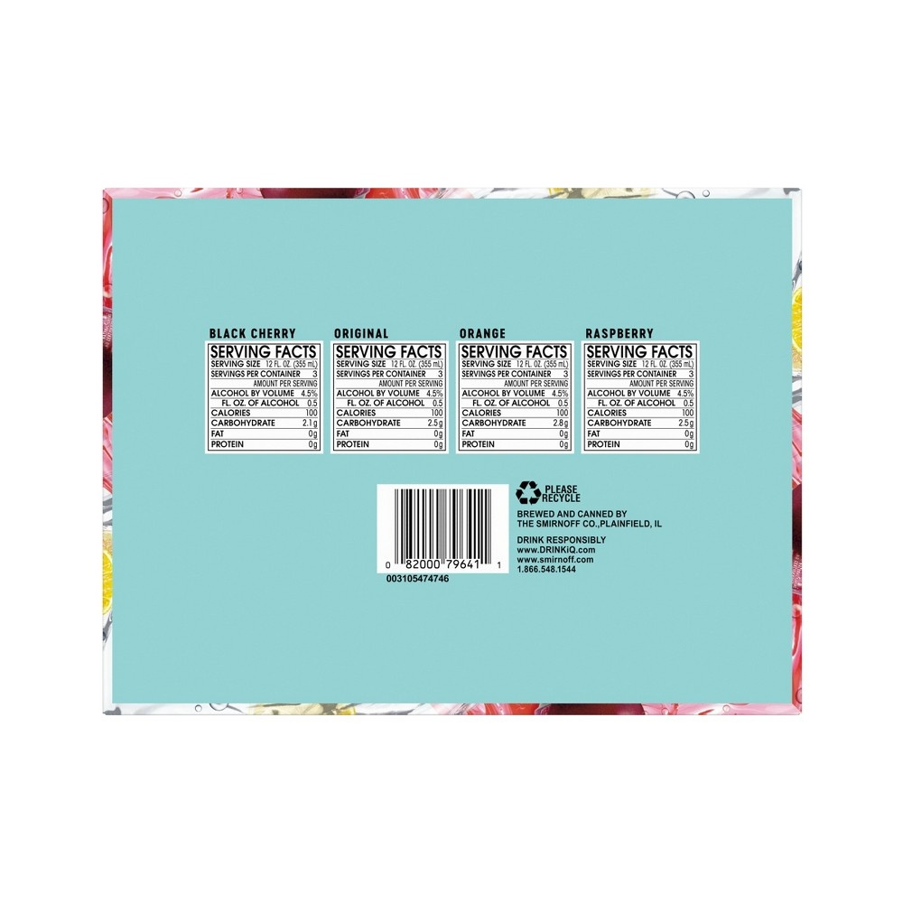 Smirnoff Ice Zero Sugar Variety Pack 12 ct, 12 fl oz Shipt