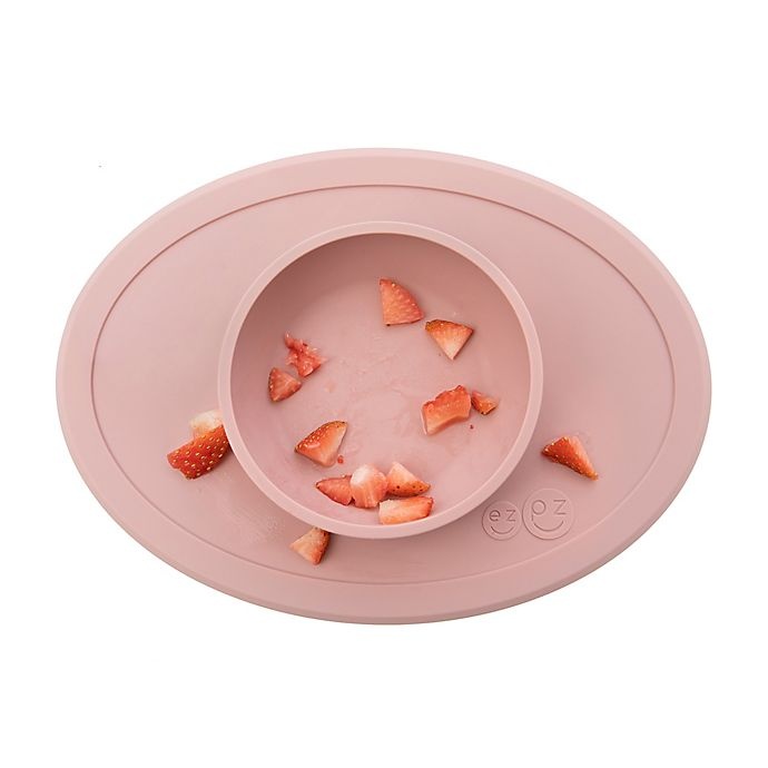 slide 4 of 8, ezpz Tiny Bowl Placemat - Blush, 1 ct