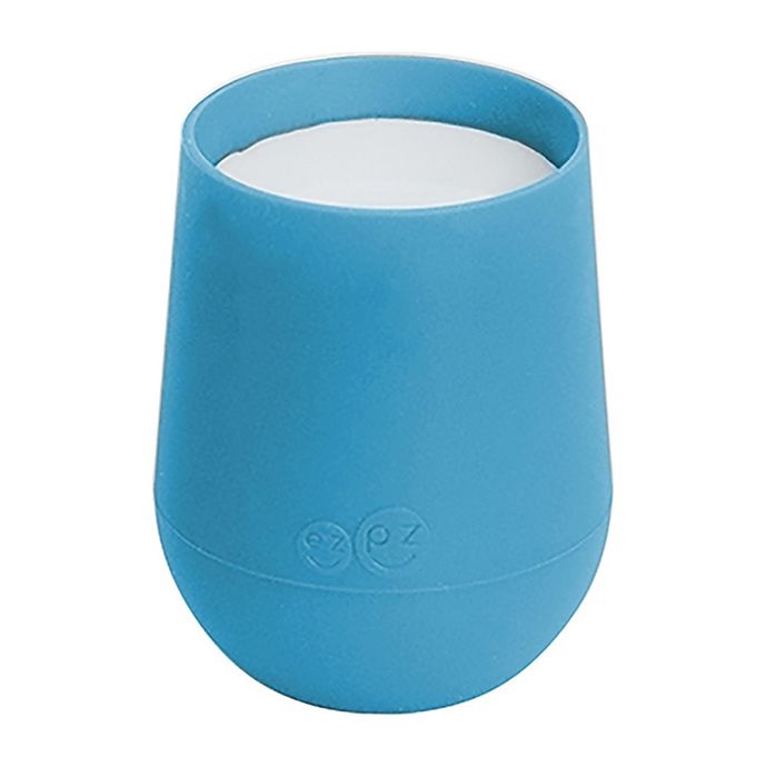 slide 5 of 6, ezpz Toddler Mini Cup - Blue, 4 oz