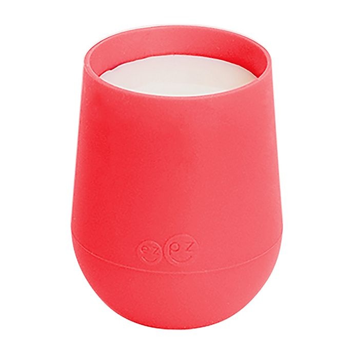 slide 6 of 6, ezpz Toddler Mini Cup - Coral, 4 oz