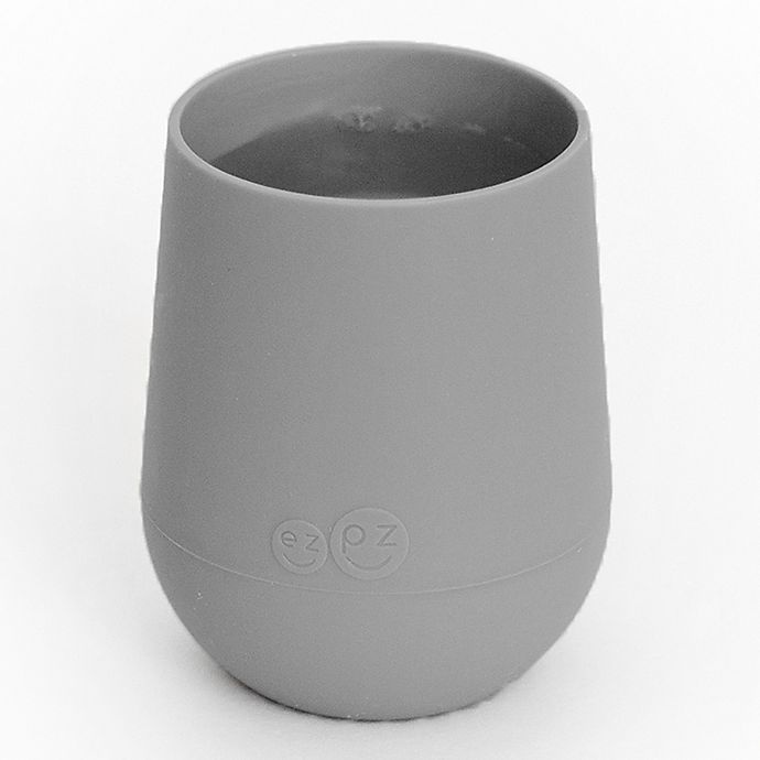 slide 4 of 7, ezpz Toddler Mini Cup - Grey, 4 oz