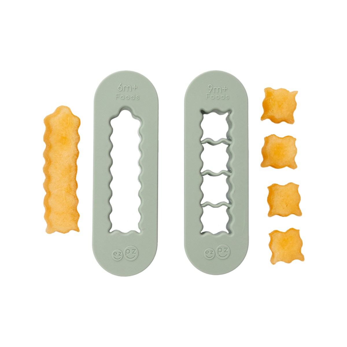 slide 3 of 5, ezpz Baby-Led Weaning Food Cutters, 1 ct