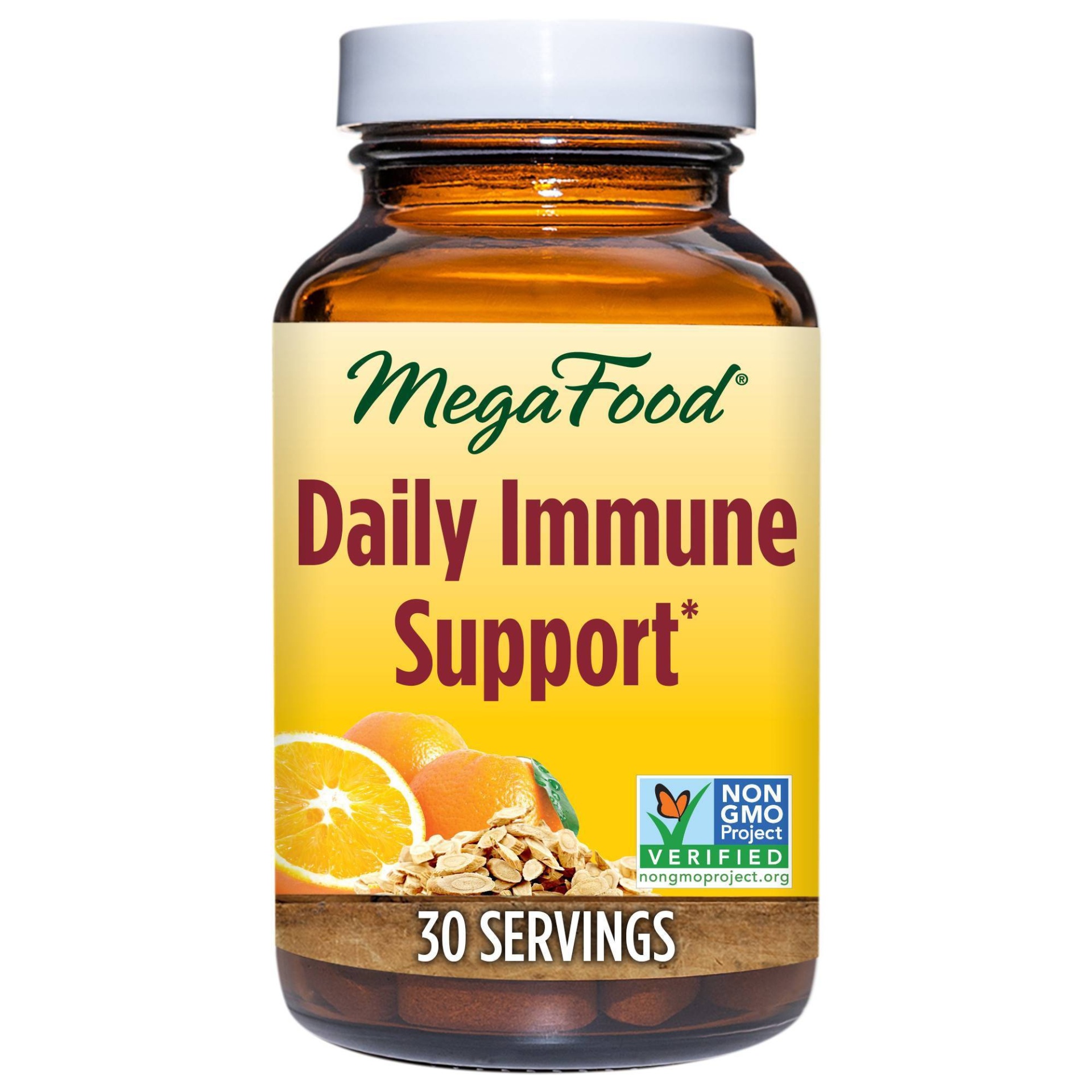 slide 1 of 4, MegaFood Everyday Immune Support Supplement, 30 ct