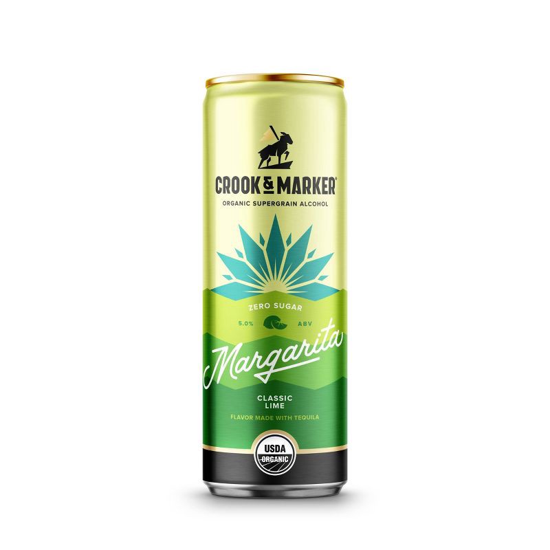 slide 7 of 8, Crook & Marker Lime Margarita - 8pk/11.5 fl oz Cans, 8 ct, 11.5 fl oz