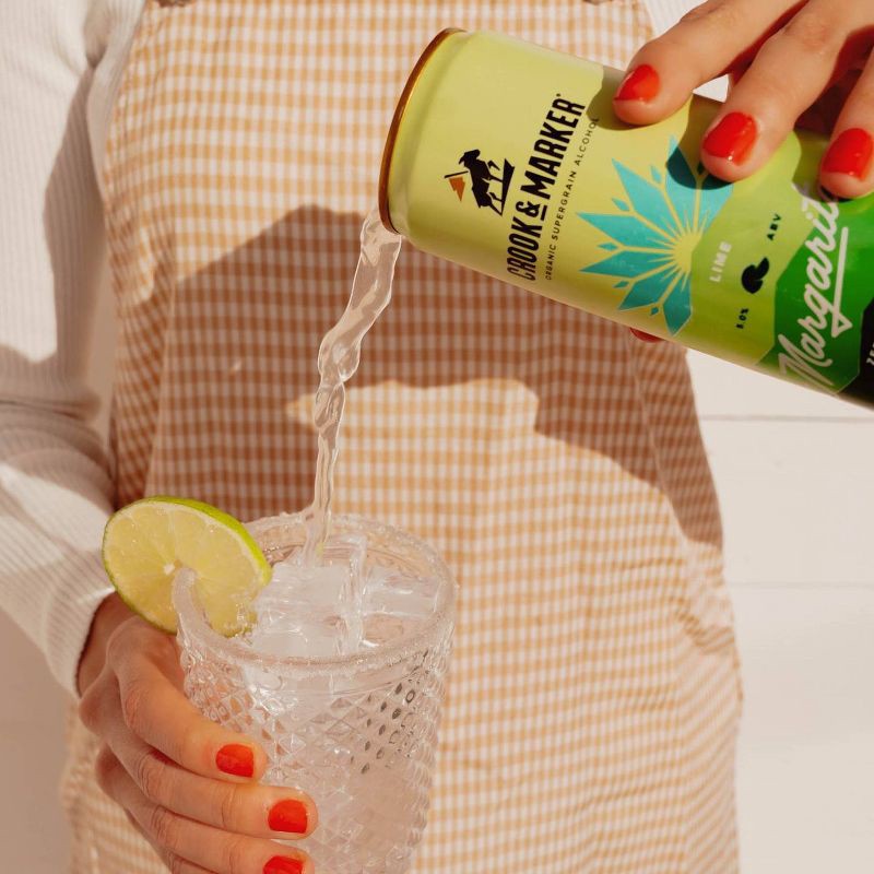 slide 8 of 8, Crook & Marker Lime Margarita - 8pk/11.5 fl oz Cans, 8 ct, 11.5 fl oz