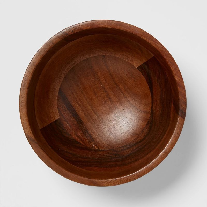 slide 3 of 4, 30oz Wood Small Serving Bowl - Threshold™, 30 oz