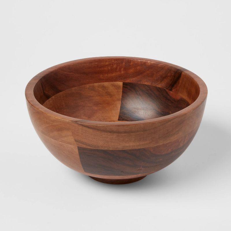 slide 1 of 4, 30oz Wood Small Serving Bowl - Threshold™, 30 oz