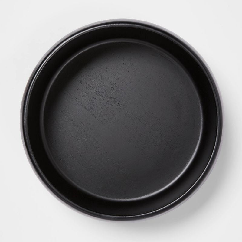 slide 3 of 3, 189oz Acacia Modern Serving Bowl Black - Threshold™, 189 oz