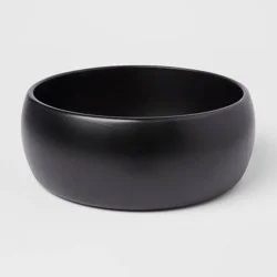 189oz Acacia Modern Serving Bowl Black - Threshold™