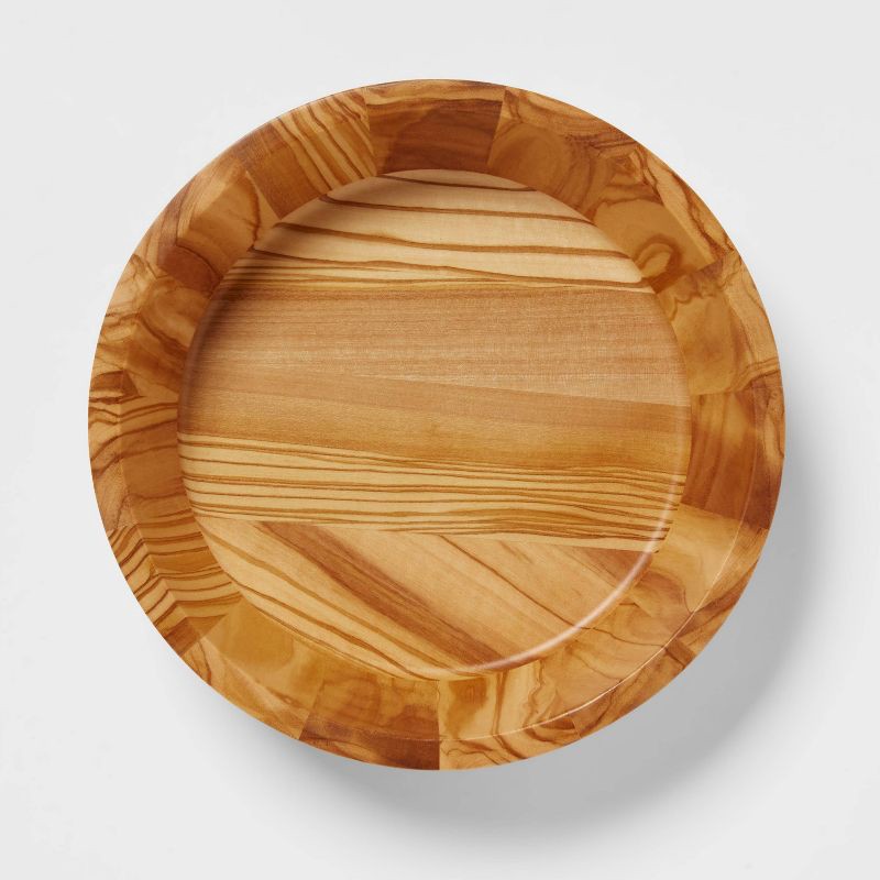 slide 3 of 3, 32oz Olivewood Serving Bowl - Threshold™, 32 oz