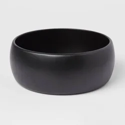118oz Acacia Modern Serving Bowl Black - Threshold™