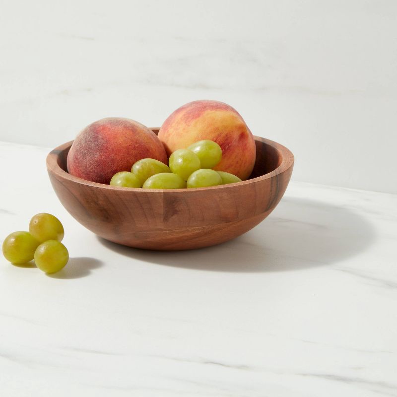 slide 2 of 3, 21oz Wood Serving Bowl - Threshold™, 21 oz