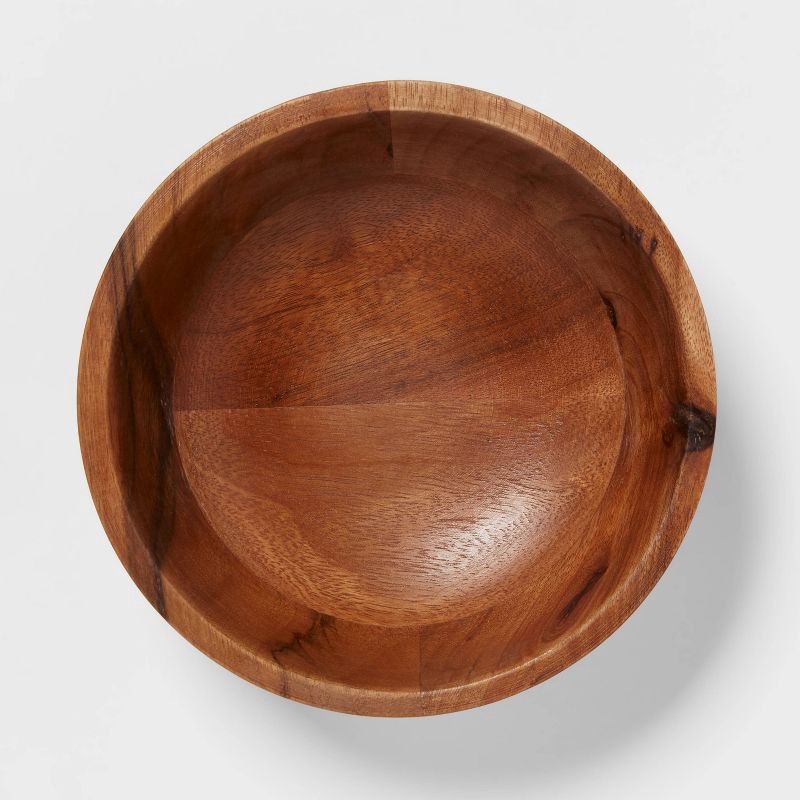 slide 3 of 3, 21oz Wood Serving Bowl - Threshold™, 21 oz